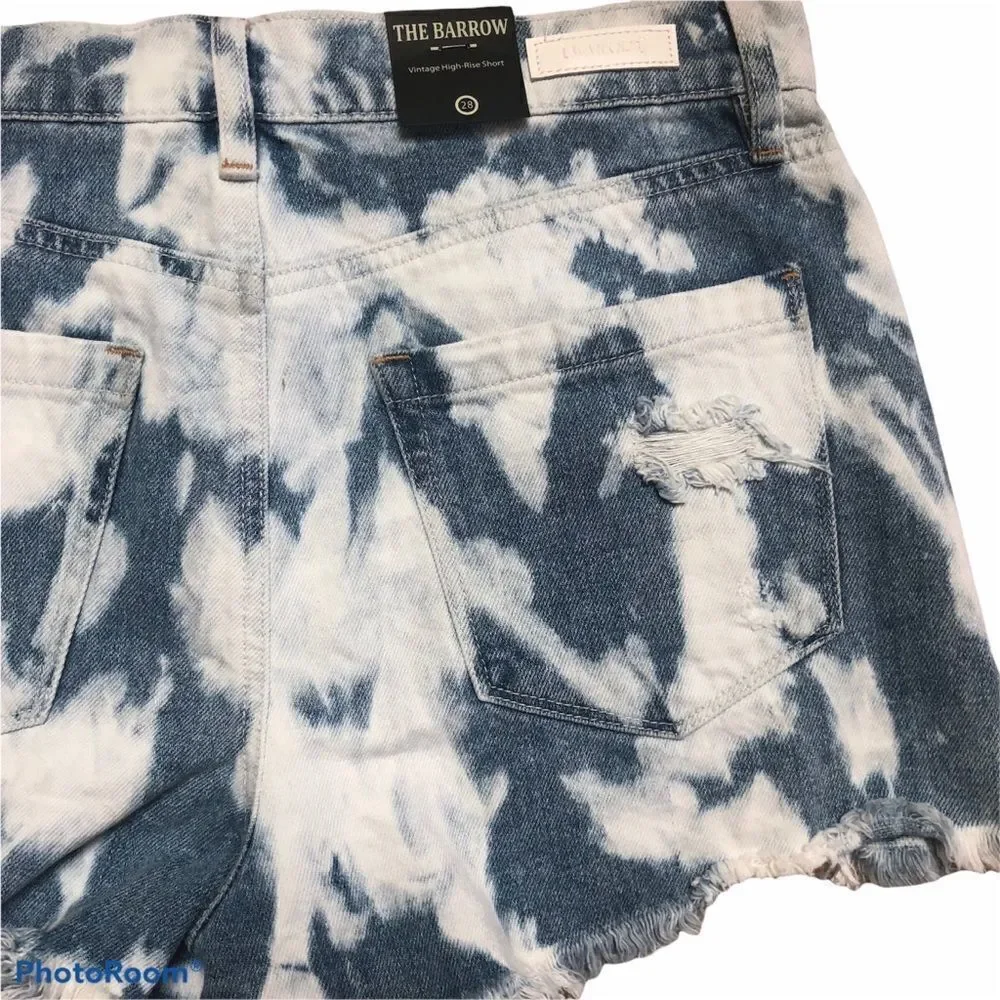 BlankNYC The Barrow Tie Dye Denim Shorts Size 28